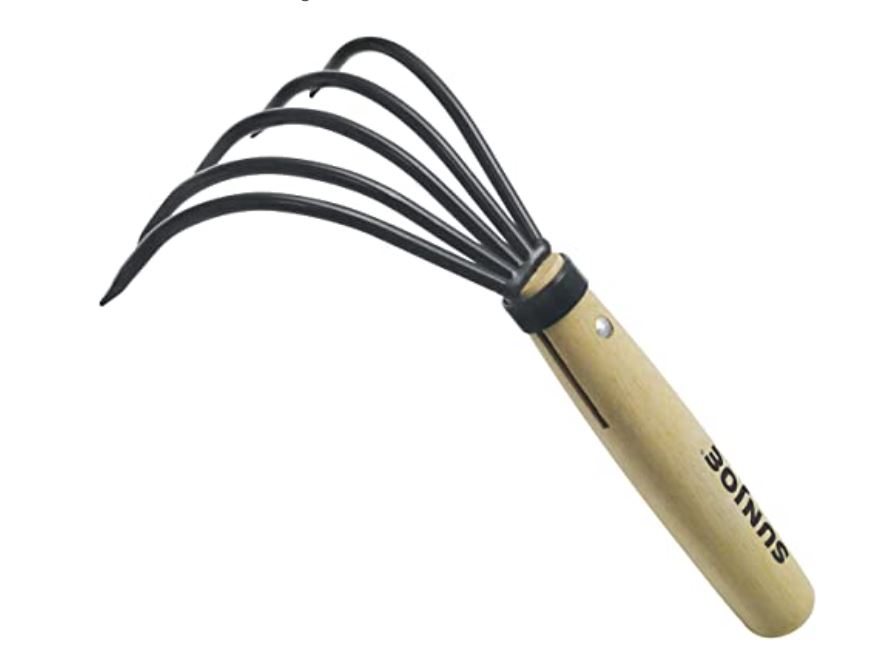 Handheld claw rake for gardening - sea glass collecting