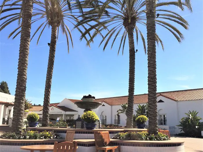 Palm trees at the Omni Spa in Carlsbad